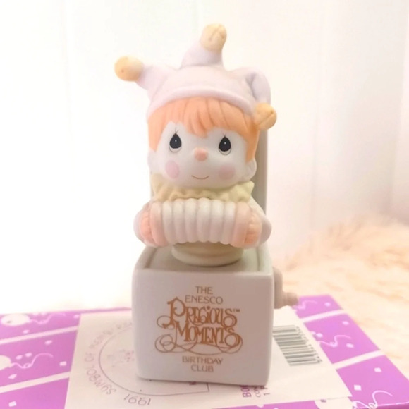 Precious Moments "Jest To Let You Know You're Tops" Jack In The Box Figure 1991 - Picture 1 of 7